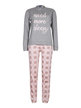 Long pajamas for women in cotton with prints
