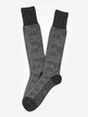 Long patterned socks in warm cotton