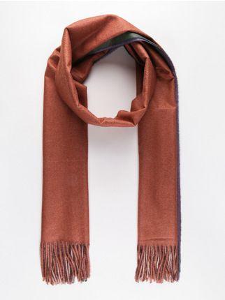 Long scarf with fringes