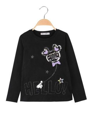 Long sleeve t-shirt for girls with print