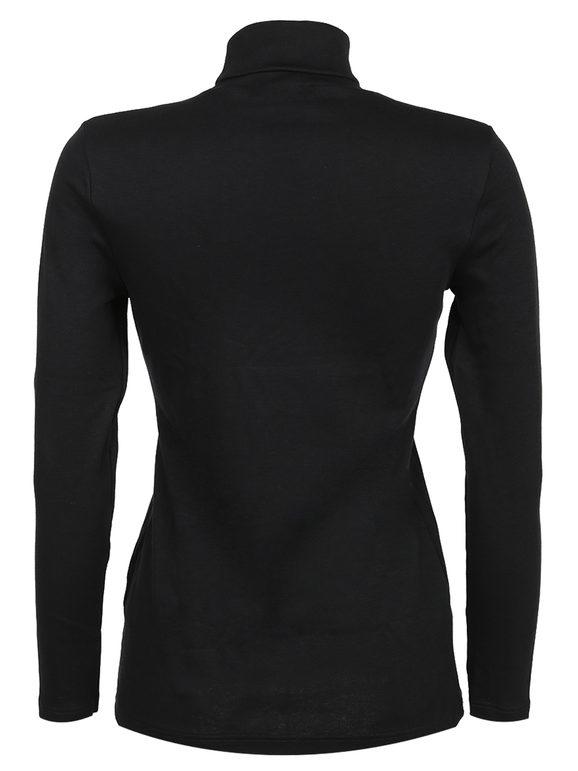 Long-sleeved turtleneck in warm cotton