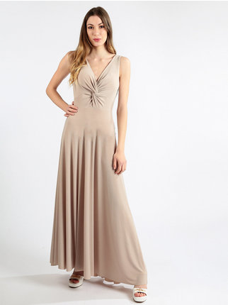 Long sleeveless dress for women