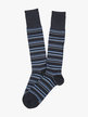 Long striped men's socks