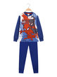 Long warm cotton pajamas for children with a print