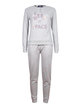 Long women's pajamas in cotton with writing