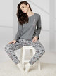 Long women's pajamas with print