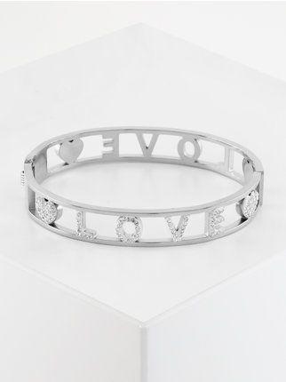 "LOVE" rigid bracelet