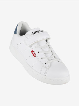 Low children's sneakers with tear
