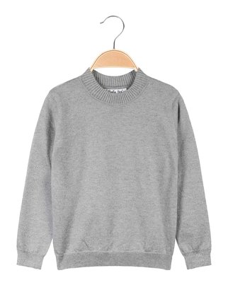 Lurex turtleneck sweater for girls