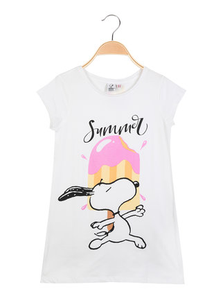 MAFALDA und SNOOPY  Kurzärmliges Maxi-T-Shirt für Mädchen mit Aufdruck