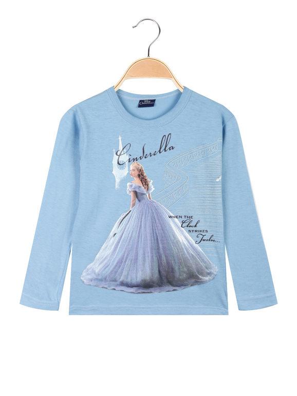 Maglietta Cinderella da bambina manica lunga