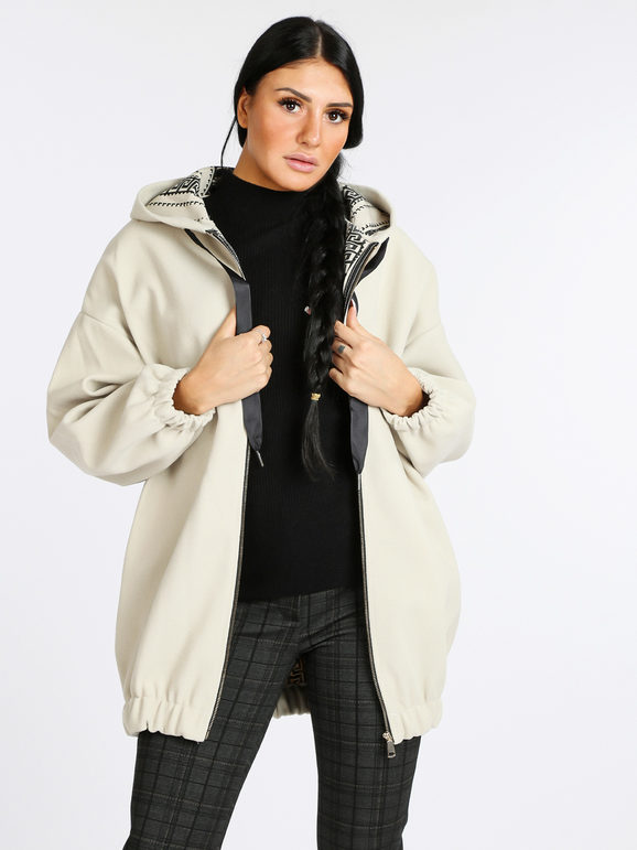 Manteau femme avec zip
