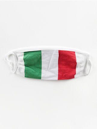Mask cover with Italian flag