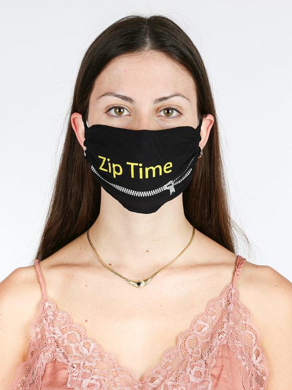 Mask cover "zip time"