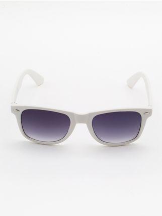 Matte white sunglasses