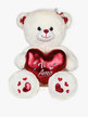 Maxi plush toy with "I LOVE YOU" heart