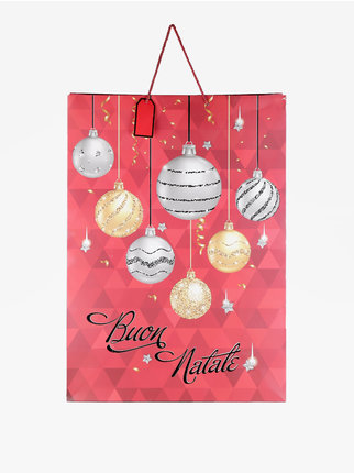 Maxi sacchetto regalo natalizio 70 x 50 x 21 cm
