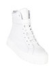 Melany  Women's leather sneakers with platform