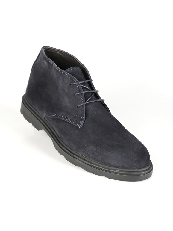 Men's ankle boots in suede leather