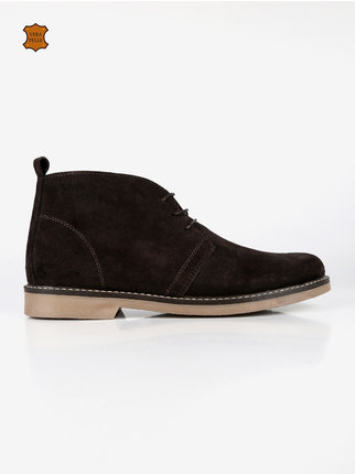 Men's ankle boots in suede