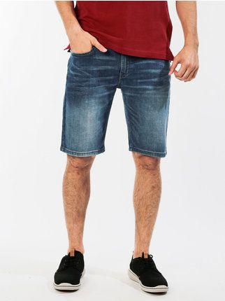 Men's bermuda shorts in jeans
