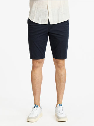 Men's Bermuda shorts in stretch cotton