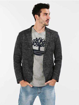 Men's blazer with textured pattern