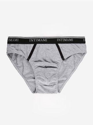 Men's briefs with colored edges