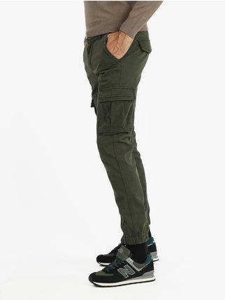 Men's cargo pants with cuffs
