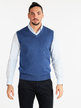 Men's cashmere blend knit vest