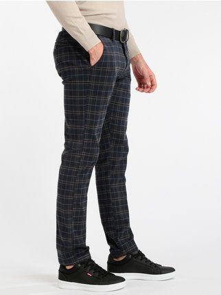 Men's checked trousers