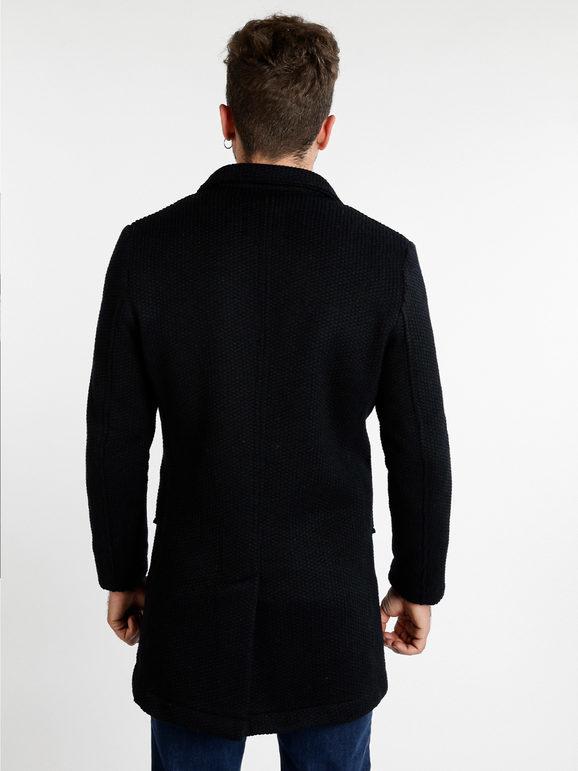 Men's coat in wool blend