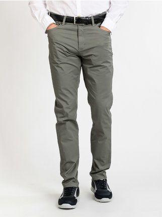 Men's comfort fit mid-rise trousers