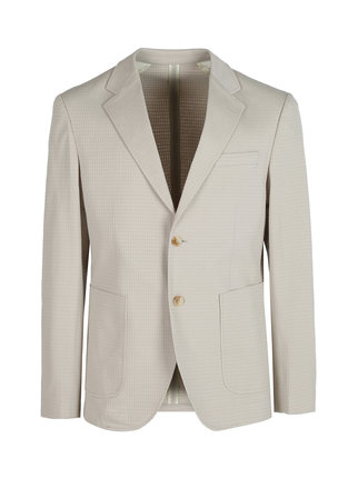 Men's cotton blazer with pockets