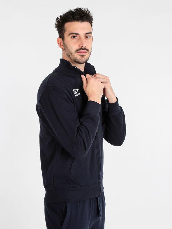 Men's cotton sweatshirt with zip