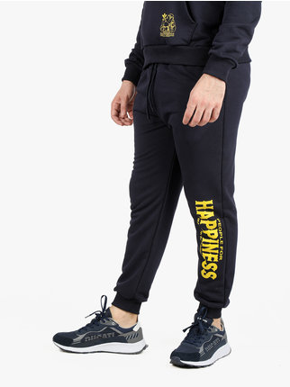 Men's cotton tracksuit trousers