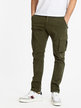 Men's cotton trousers with plus size pockets