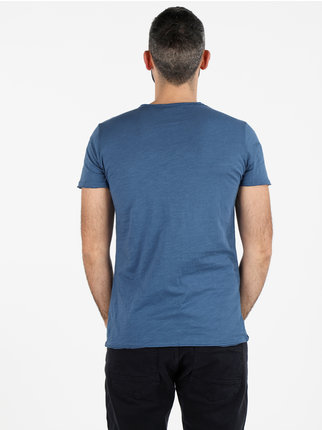 Men's crew-neck t-shirt in cotton