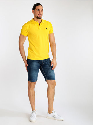 Men's denim bermuda shorts