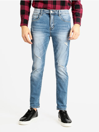 Men's jeans with rips