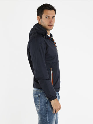 Men's k-way jacket with hood