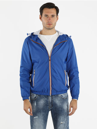 Men's k-way jacket with hood