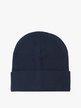 Men's knitted hat with turn-up