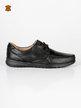Men's lace-up leather loafers