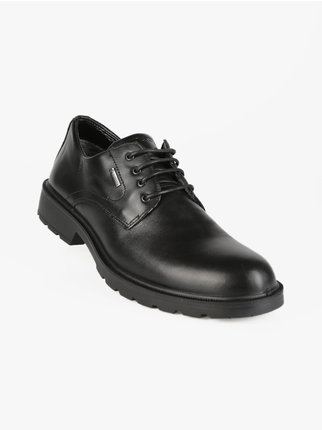 Men's leather lace-up shoes