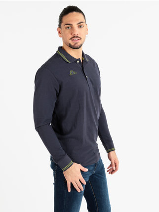 Men's long sleeve polo shirt