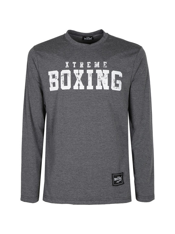 Men's long sleeve t-shirt with lettering