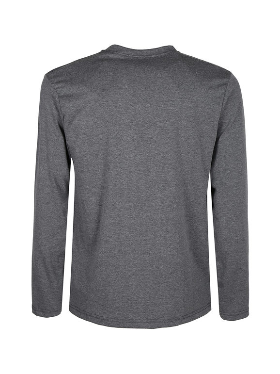 Men's long sleeve t-shirt with lettering