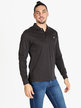 Men's long-sleeved cotton polo shirt