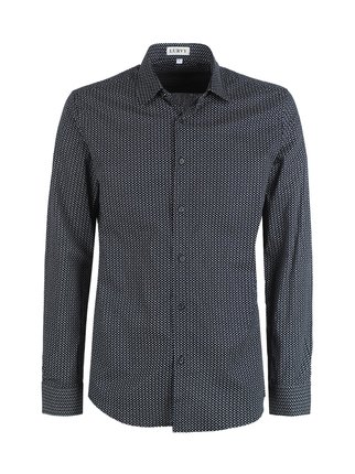 Men's long-sleeved cotton shirt